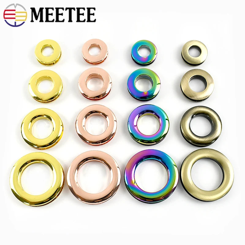 Metall Ösenschnallen mit Unterlegscheibe für Taschen und Bekleidung