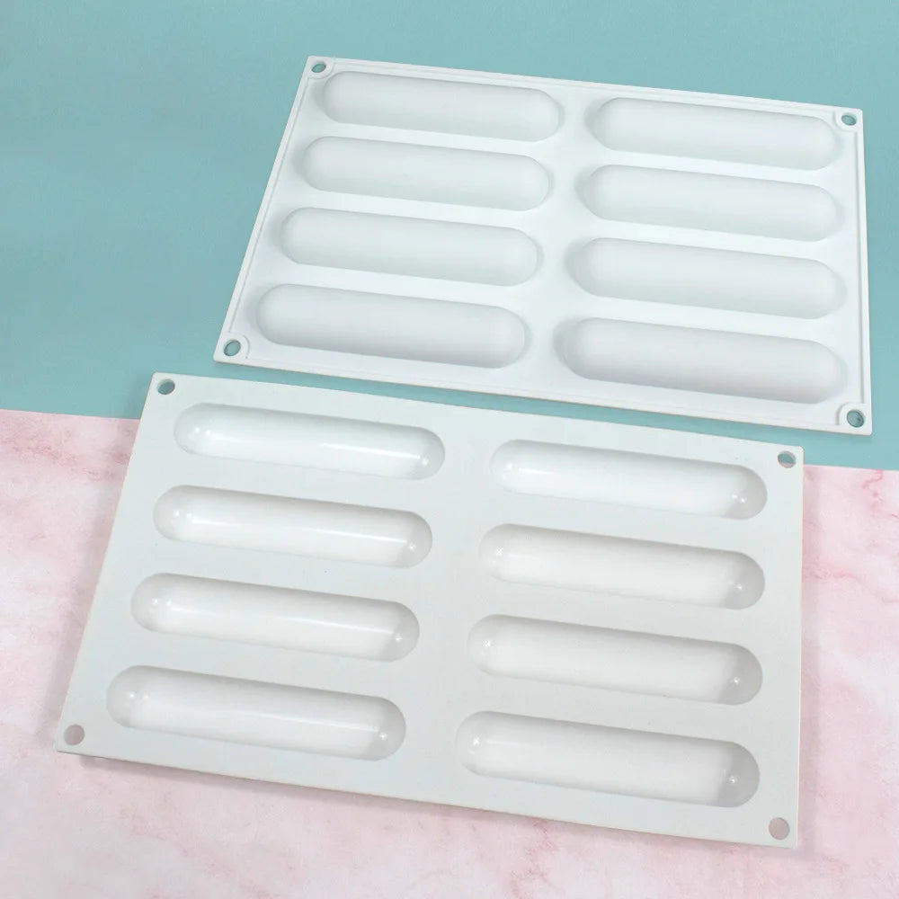 Ovale Silikon Mousse Kuchenform für hausgemachte Desserts