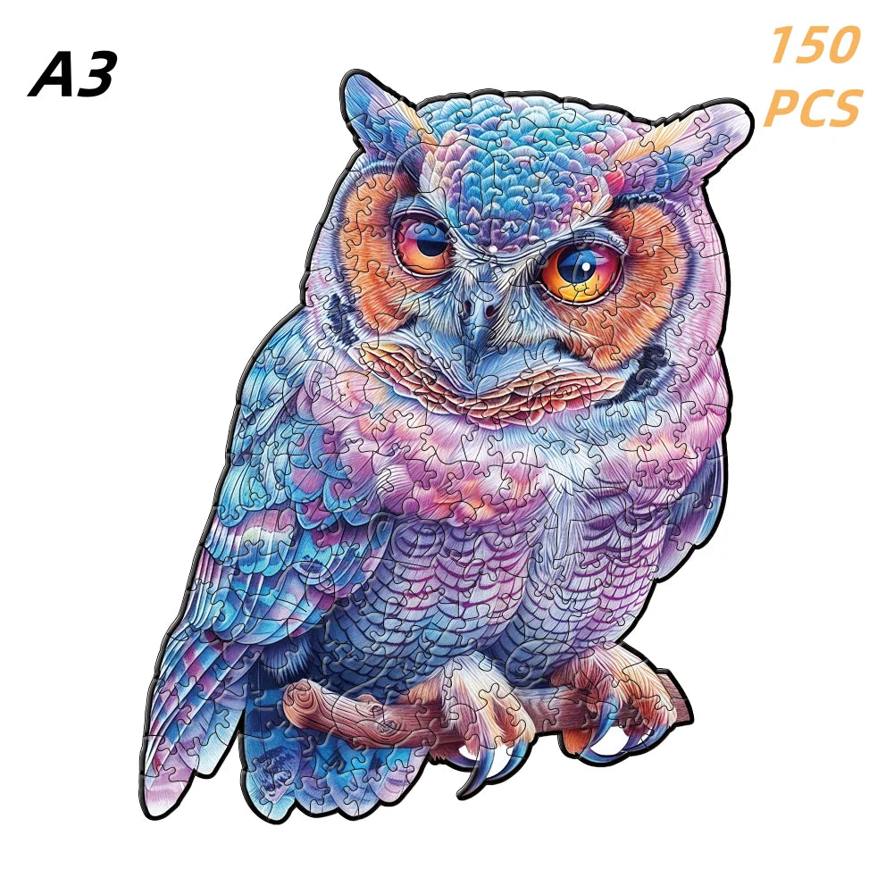 Entspannendes 3D Holzpuzzle für Kreative zur stressfreien Freizeit