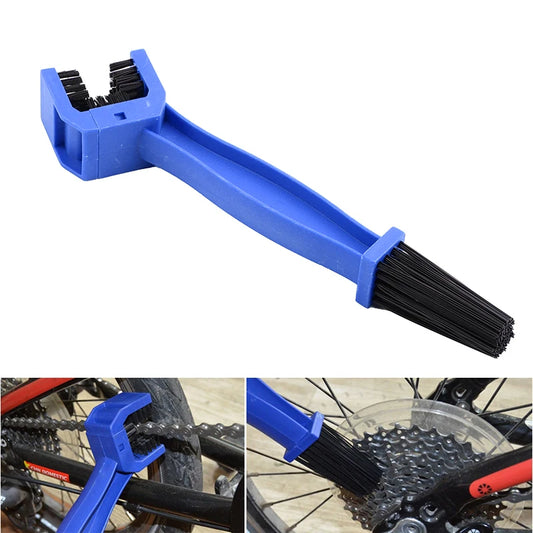 Kraftvolle Kettenbürste Blau – Langlebig - Ergonomisch für Fahrrad - Motorrad