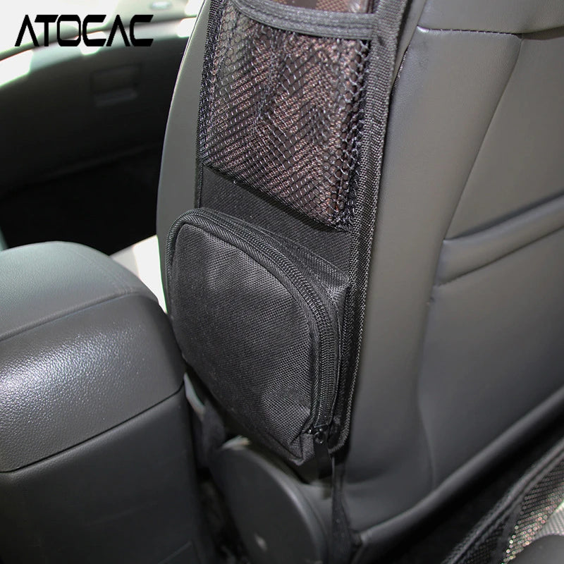 Universeller Seiten Organizer mit Netztasche und Reißverschluss für Auto