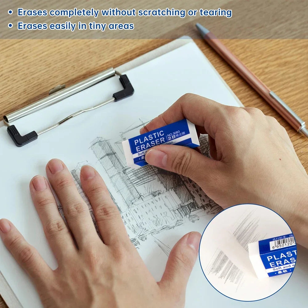 Weicher Radiergummi für präzises Zeichnen, Kunst und Büro
