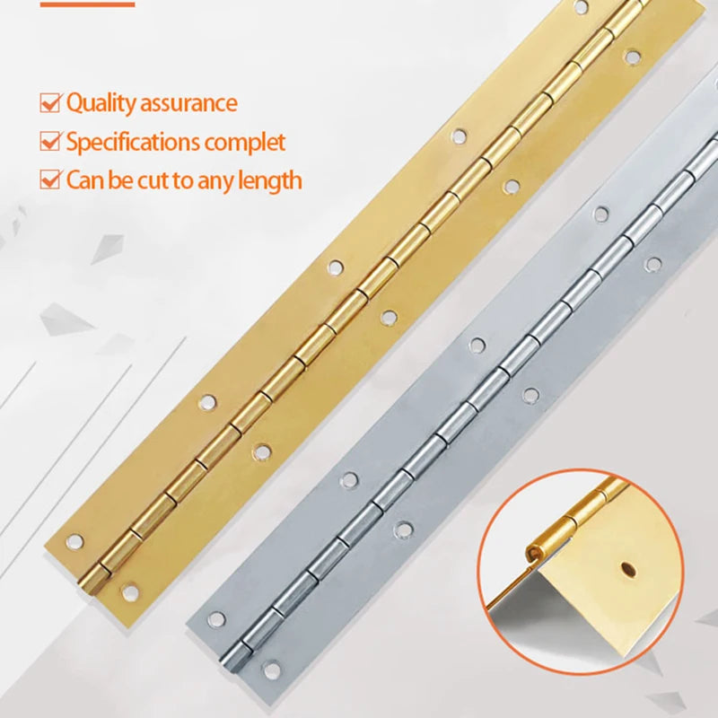 Robuste Edelstahl Klavierscharniere 15-51 cm für Schrank - Möbel
