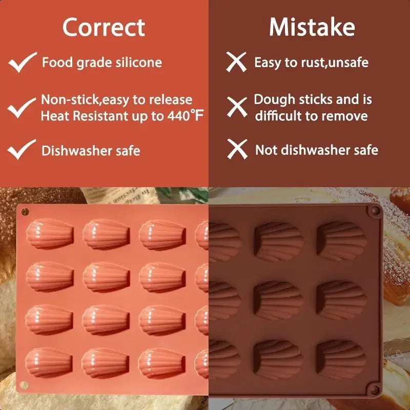 Perfekte Mini Madeleines: Backvergnügen mit unserer Silikonform