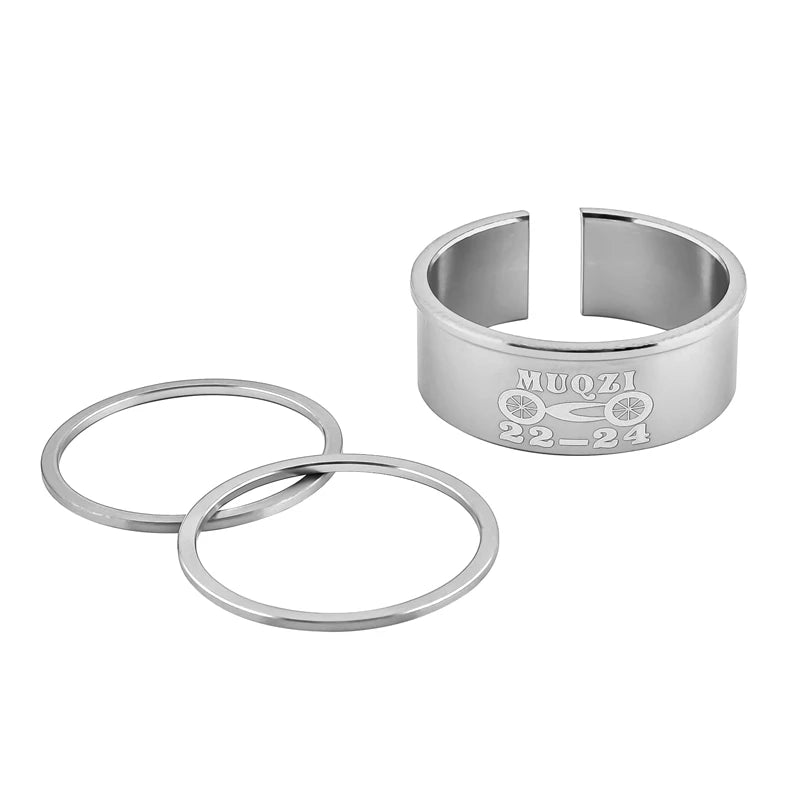 Fahrrad Tretlager Adapter 24mm auf 22mm MTB Rennrad Umwandlung Ring Aluminium