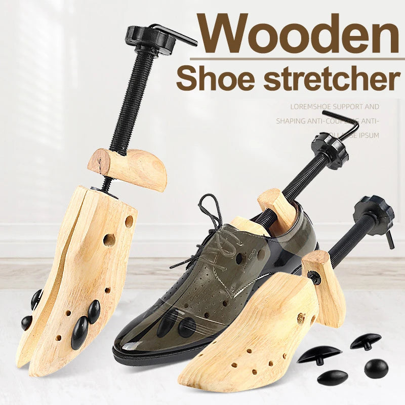 Einstellbarer Holz Schuhspanner Schuhdehner für Herren und Damen S M L