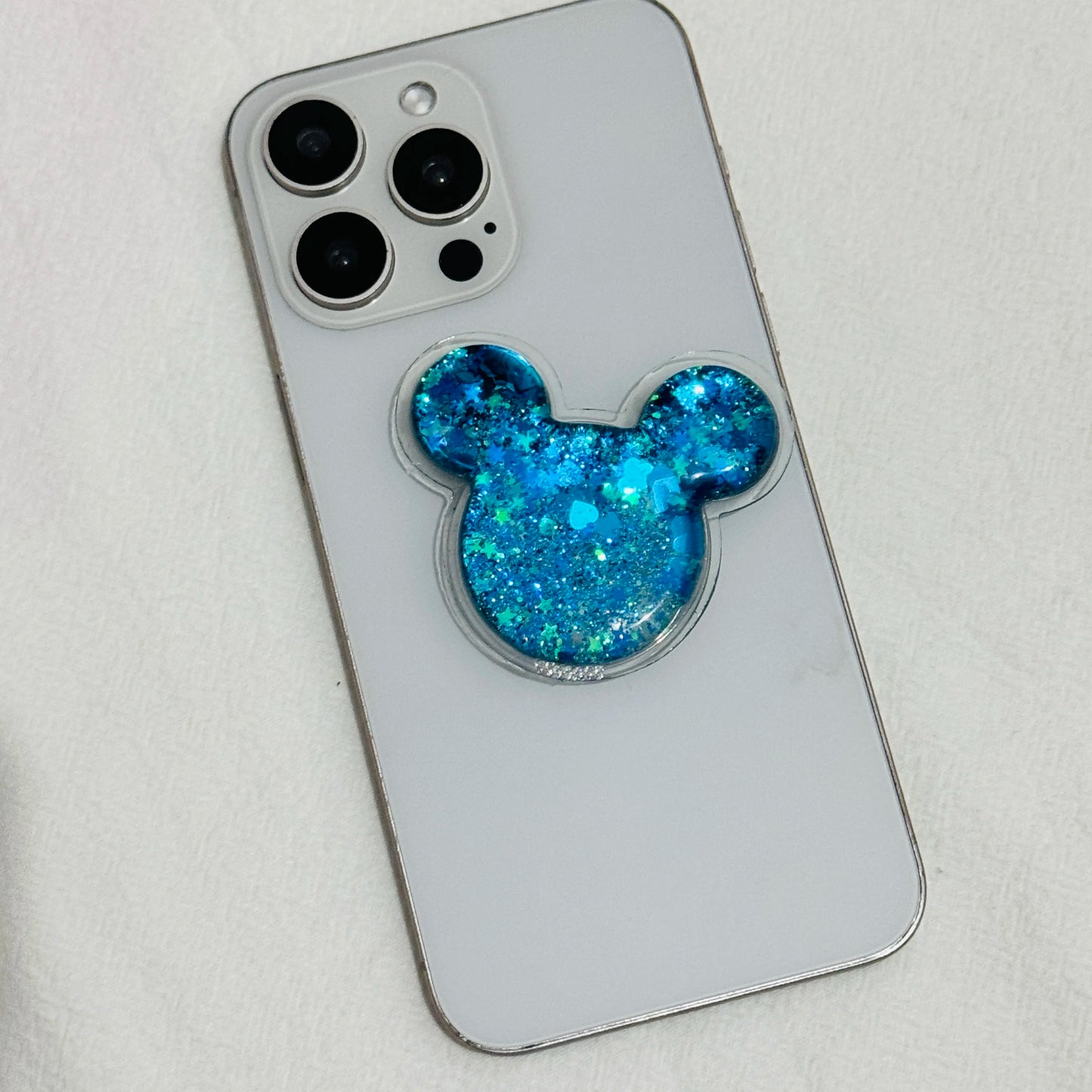 Süßer weicher Blingbling Maus Handyhalter erweiterbar für iPhone Samsung Hüllen-Yabubest - Home & More