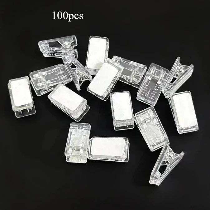 50 selbstklebende Clips für Wandteppiche Fotos Zuhause & Büro Aufhängung