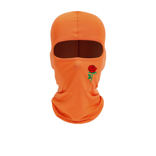 Unisex Sturmhaube mit Blumenmuster Schutz vor Wind und Sonne Outdoor