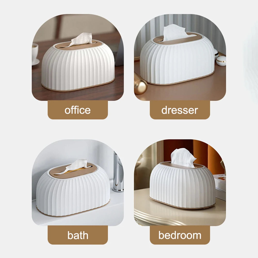 Luxuriöse 1-teilige Haushalts-Papierbox mit Feder für Wohnzimmer und Desktop