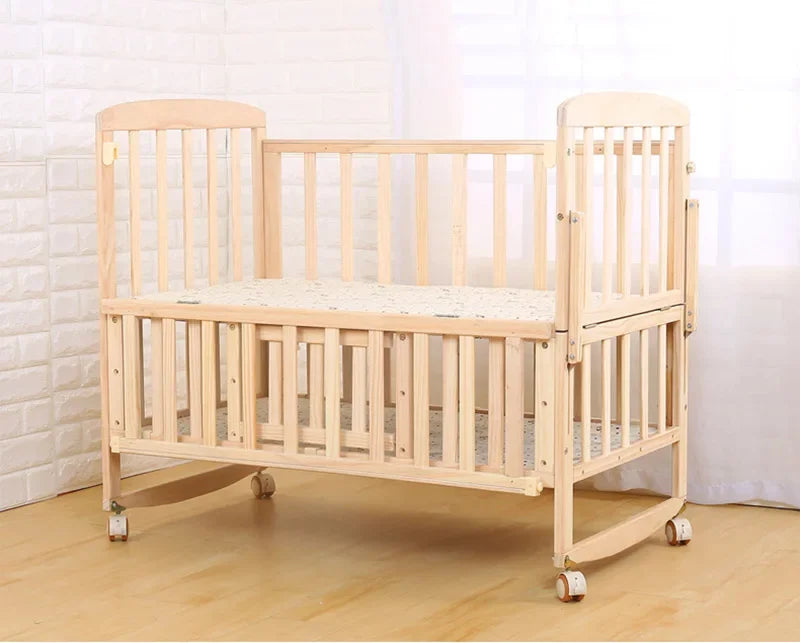 4x Lenkrollen mit Bremse 5,1cm Nylon für Möbel Babybett Stühle Trolleys