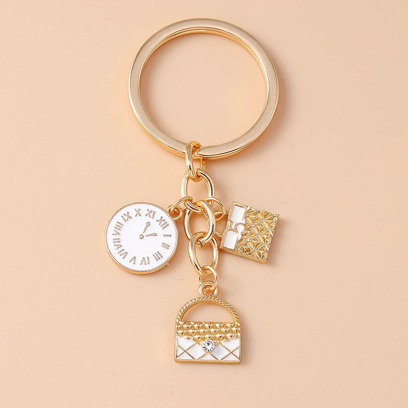 Emaille Simulation High Heels Schlüsselanhänger für Frauen - Mädchen