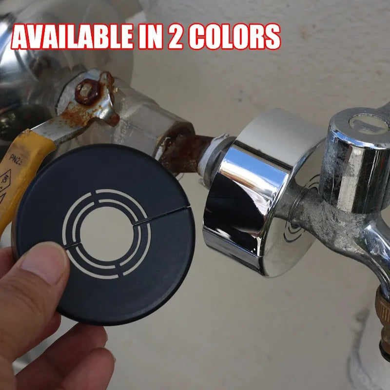 Abnehmbare Dekorative Abdeckung für Wasserhahn, Rohr - Eckventil – Bad Küche