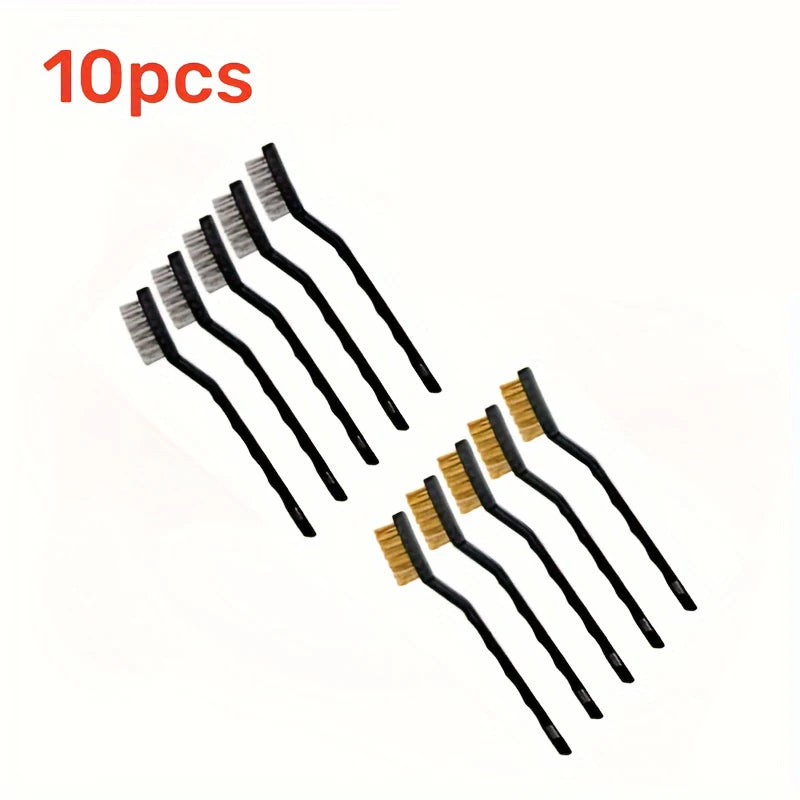 Set aus Messingdrahtbürsten für effektive Rostentfernung und Reinigung