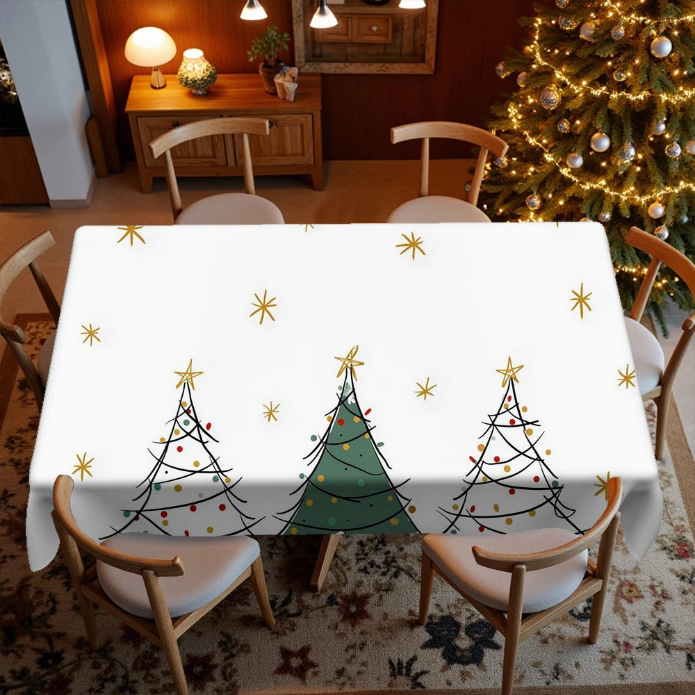 Lustige Tier Digitale Tischdecke wasserdicht für Küche und Party