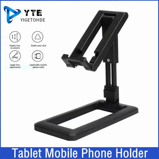 Faltbarer Desktop Halter für Tablet und Smartphone verstellbar und platzsparend