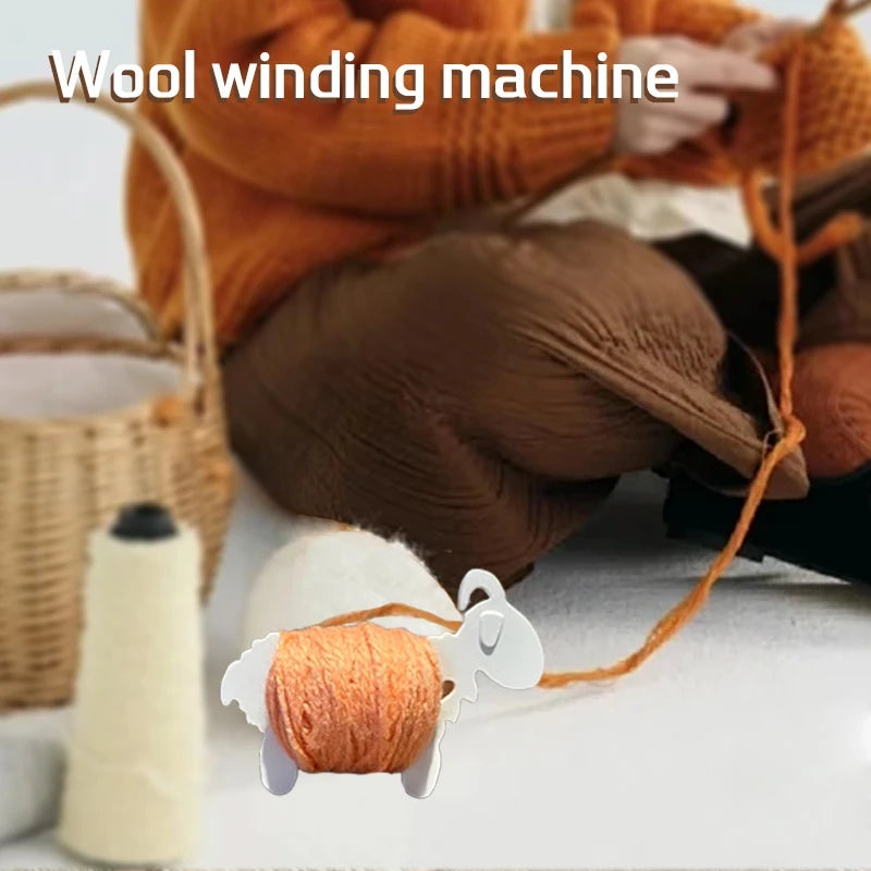 Praktischer Garnhalter Schafform Garnspender Strickzubehör Häkelhilfe