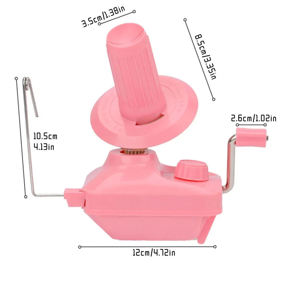 Manuelle Handkurbel Garnwickelmaschine tragbar für Strick DIY Garnball