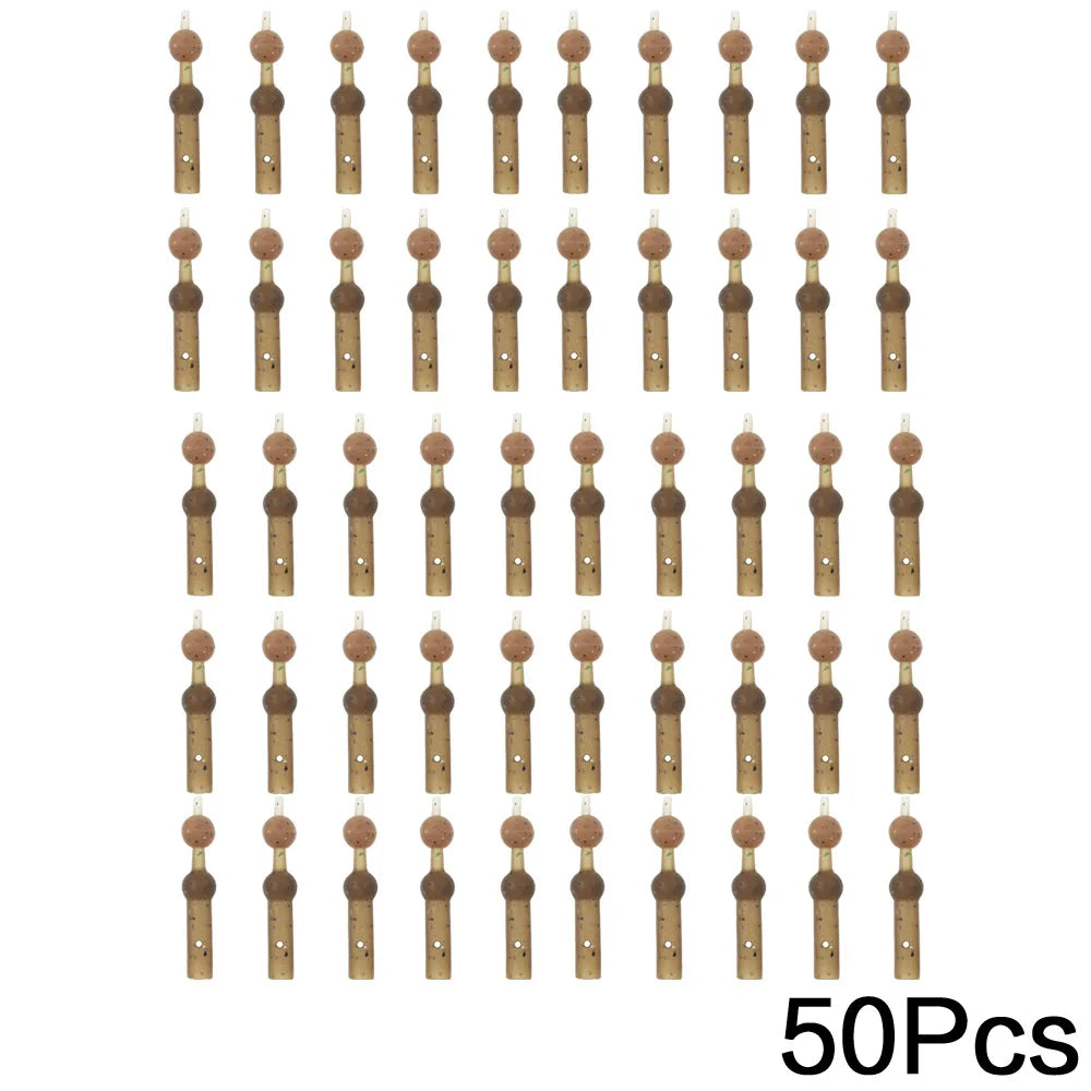 Karpfen Angelzubehör Set Tarnung Puffer Perlen für Haar Rig 10/50 Stk.