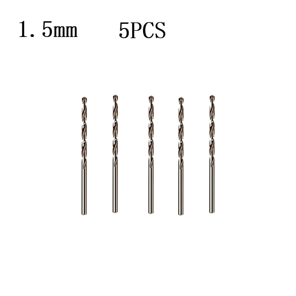 HSS M35 Kobalt Bohrer Set 1-3mm 5 oder 10 Stück für Edelstahl und Metall