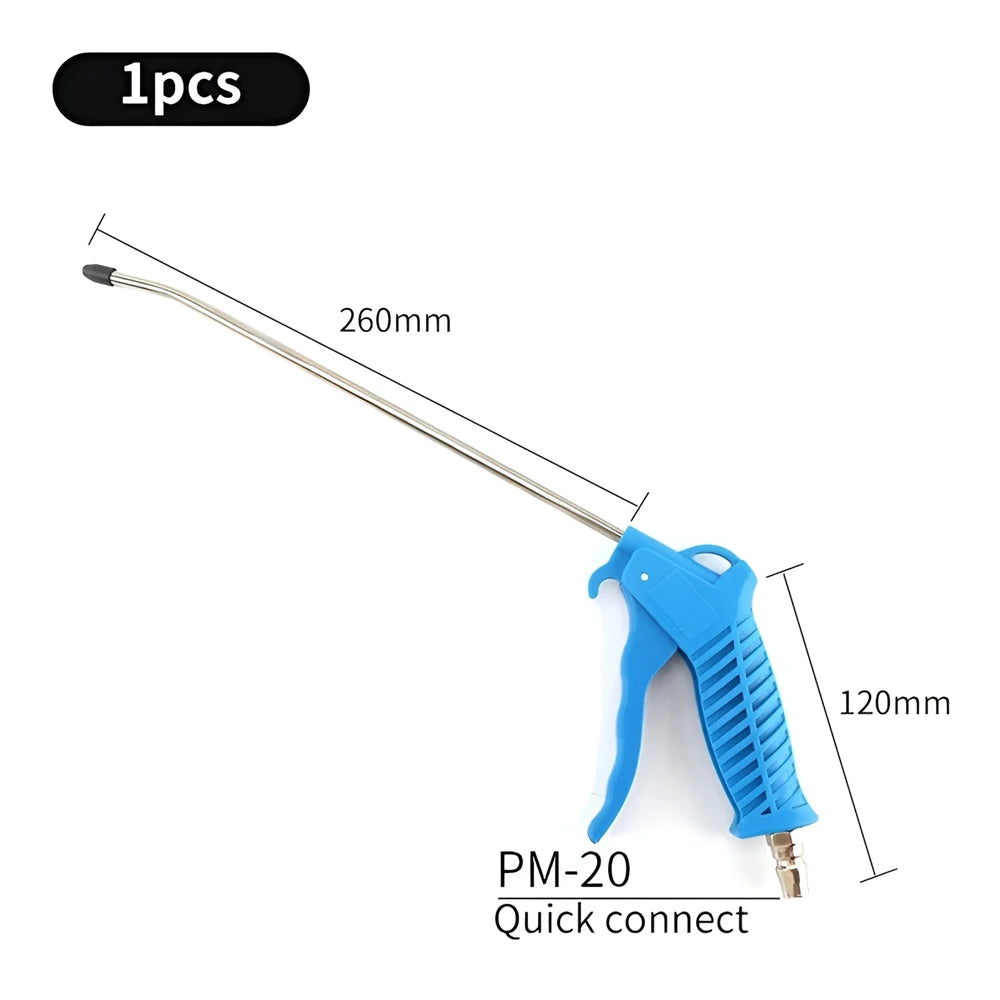 Hochdruck Staubblaspistole mit 105 mm und 260 mm Düse für Präzisionsreinigung