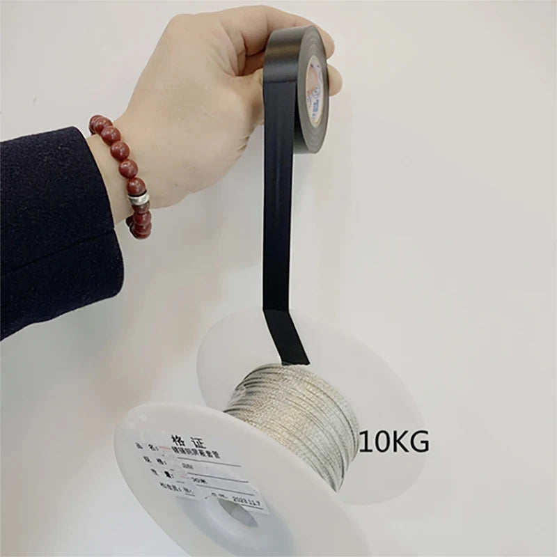 PVC Isolierband 19mm x 30m selbstklebend flammhemmend wasserdicht schwarz