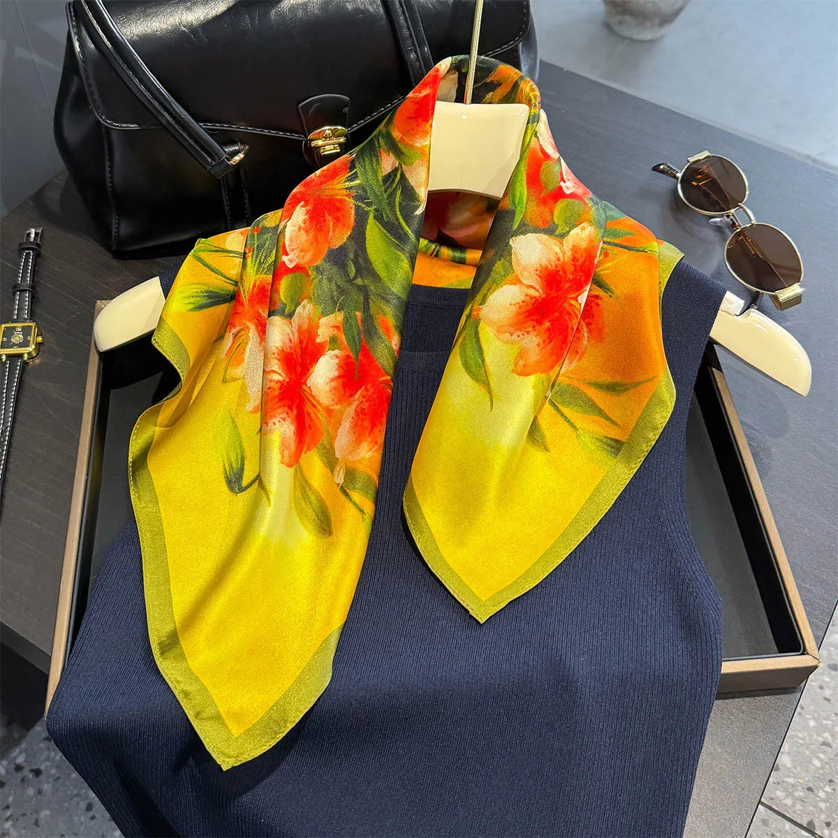 Luxus 100% Natürliche Seide Schal für Frauen – Multifunktional & Elegant-Yabubest - Home & More