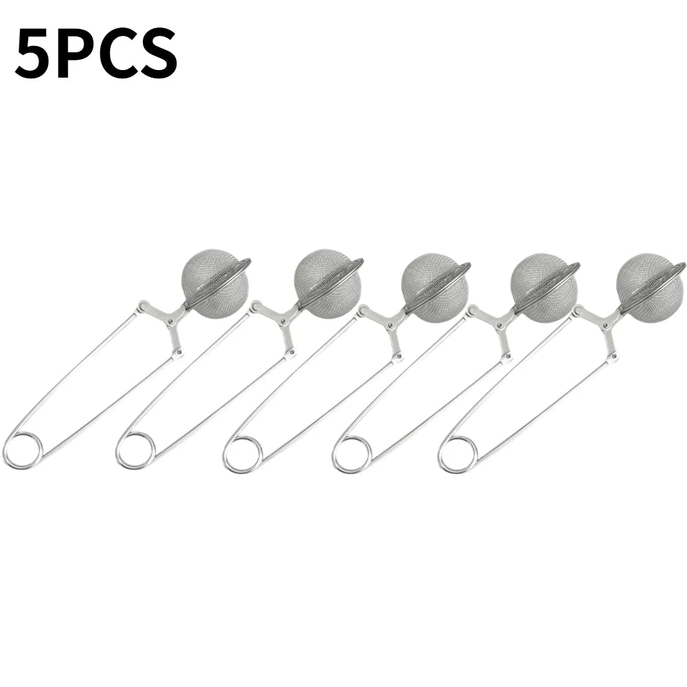 Wiederverwendbarer Edelstahl Teeei Sieb mit Griff für perfekten Tee