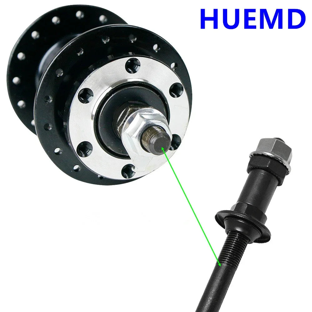 Fahrrad Radnaben Achse Vorder- und Hinterachse Solide Welle 150-180mm