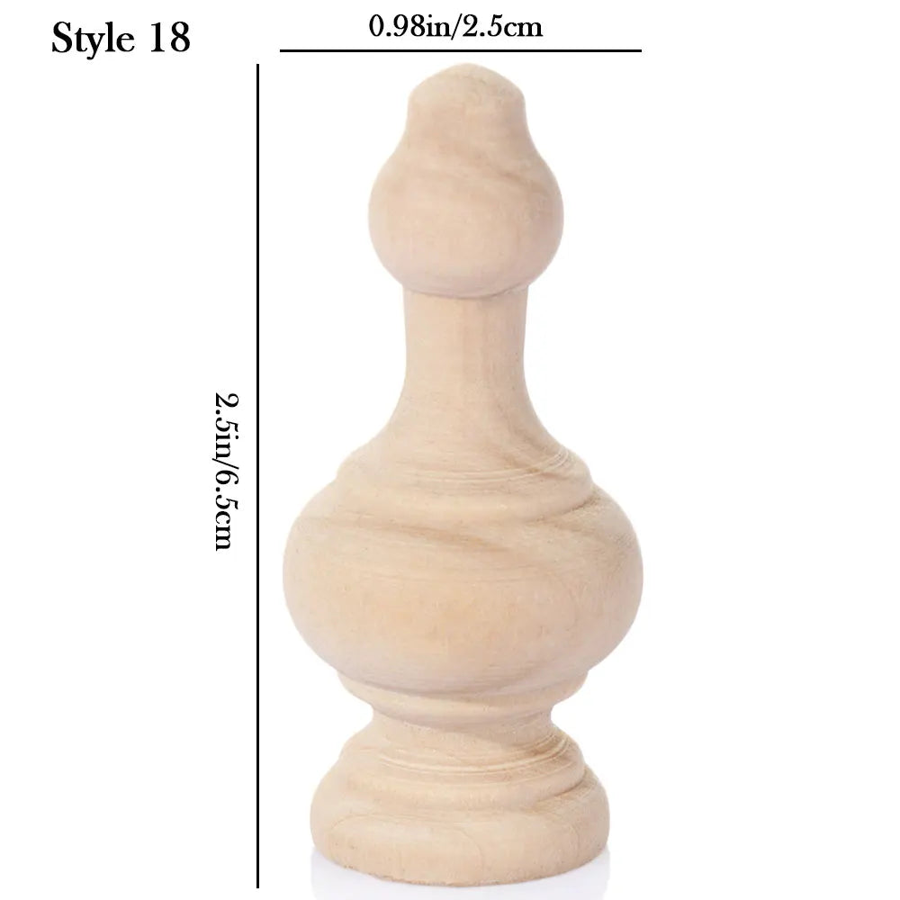 Vintage Holz Geschnitzte Möbel Füße Schrank Beine Dekoration Varianten