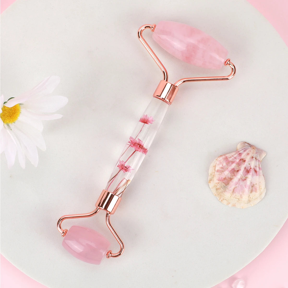 Natürlicher Jade Roller für Gesichtsmassage - Hautpflege – Anti-Aging Wirkung