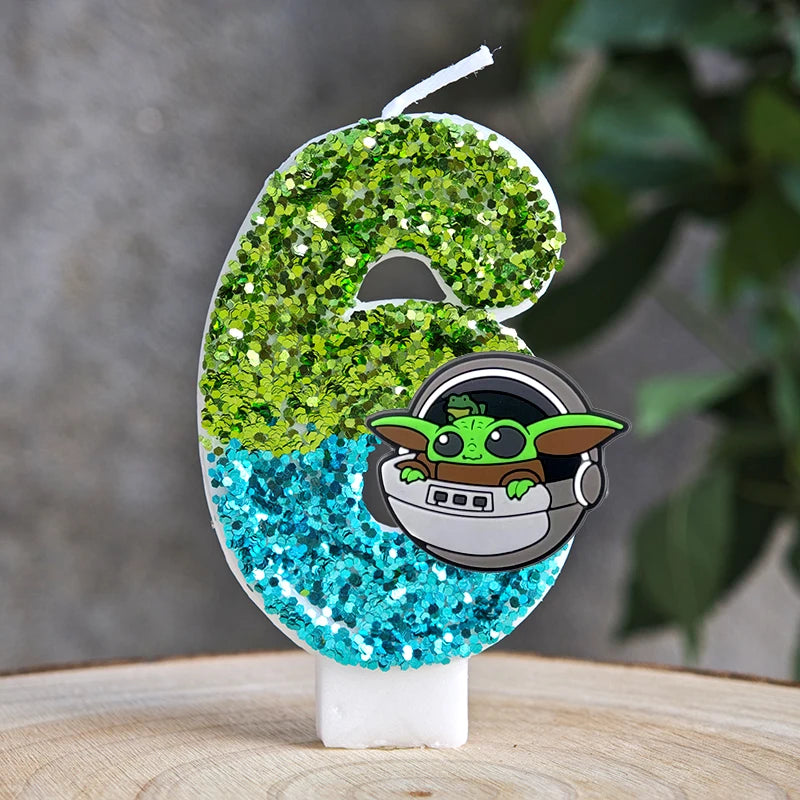 Thematische Geburtstagskerzen Zahlen für Partydekoration und Geschenke