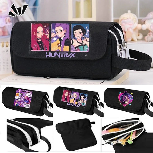 Großes mehrschichtiges Kpop Demon Hunt Federmäppchen für Schüler