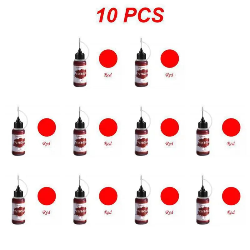 7 Farben Temporäre Henna Tattoo Tinte Set semi-permanent DIY Körperkunst