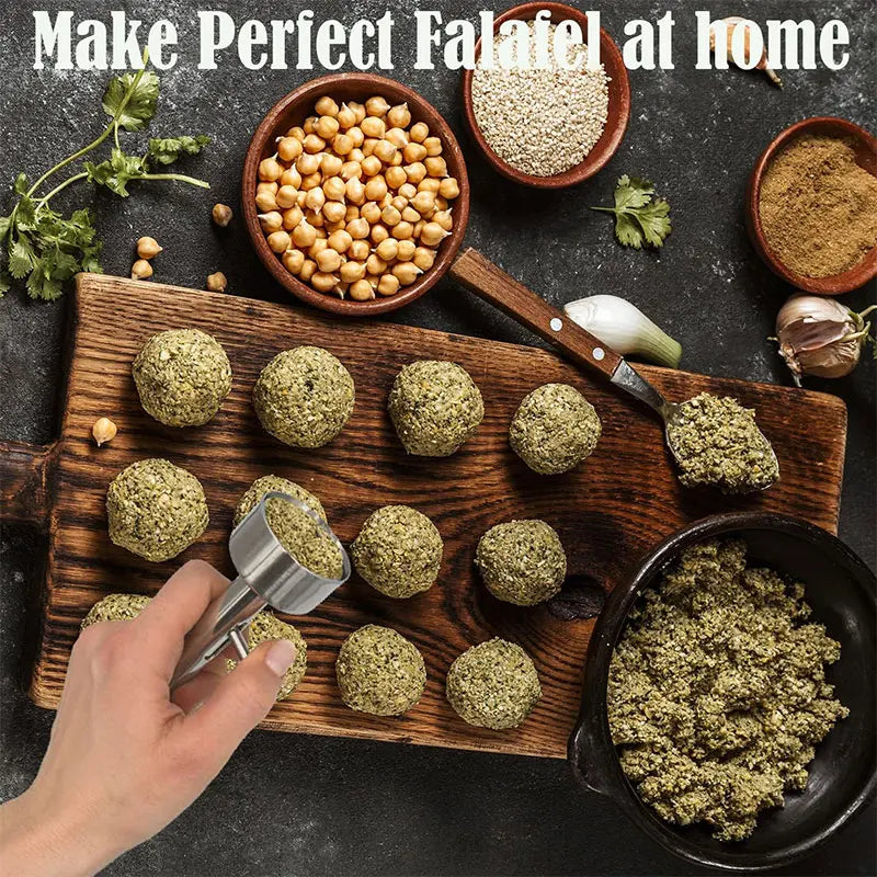 Professioneller Falafel Fleischbällchen-Former aus Edelstahl-Yabubest - Home & More
