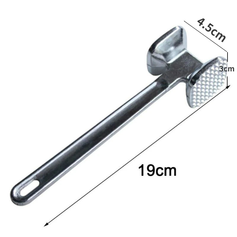Robuster Edelstahl Fleischklopfer – Saftiges Steak - zartes Geflügel mühelos