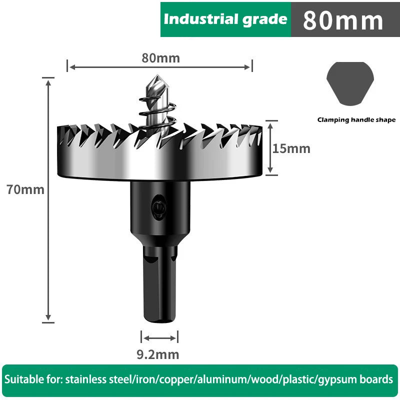 12-100mm HSS Lochsägen Set für Metall Holz Kunststoff