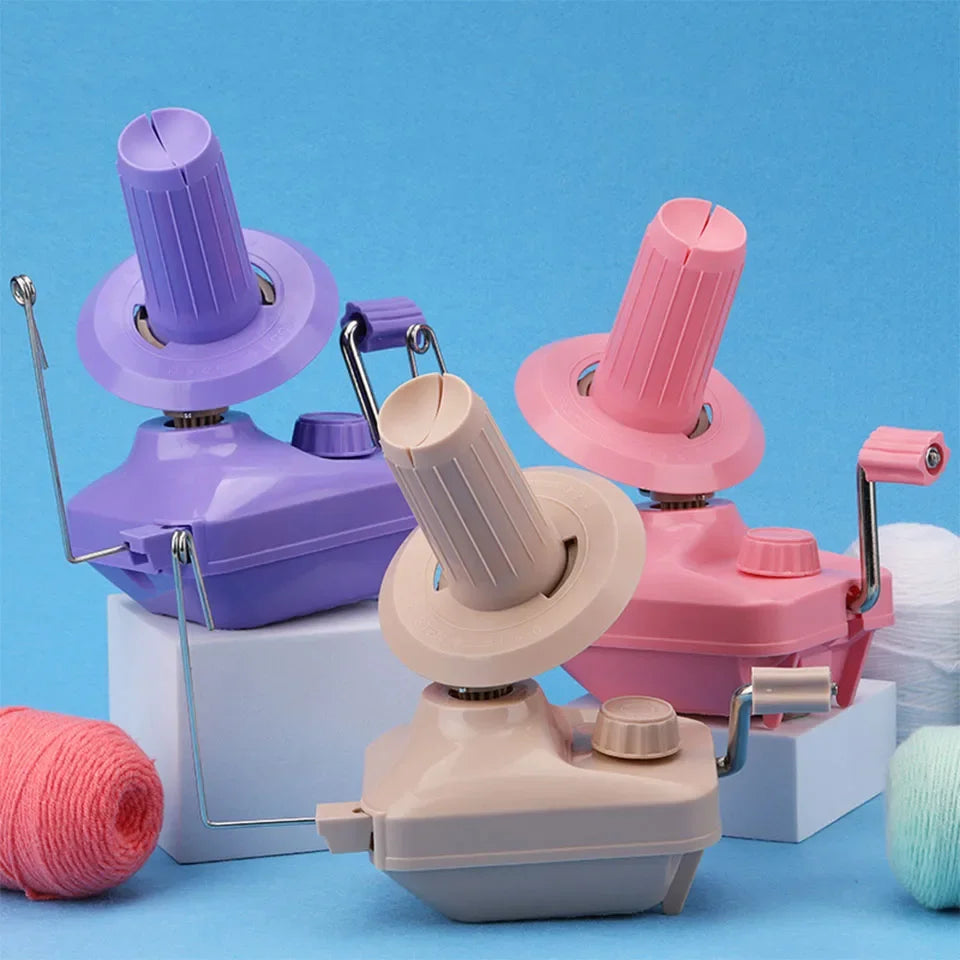 Manuelle Handkurbel Garnwickelmaschine tragbar für Strick DIY Garnball