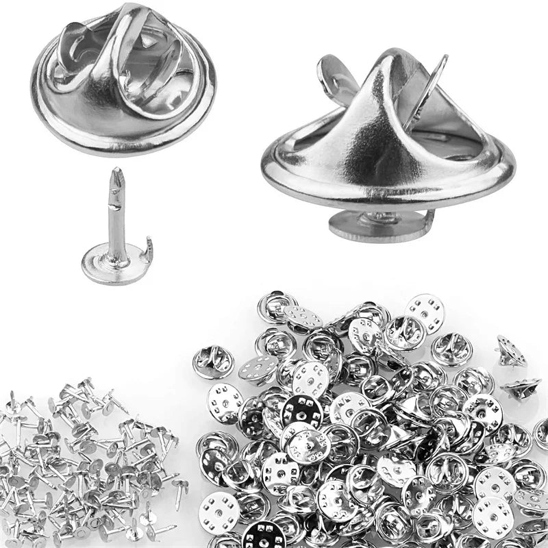 Metall Locking Pin Brosche Abzeichen Halter Verschluss für DIY Schmuck und Handwerk-Yabubest - Home & More