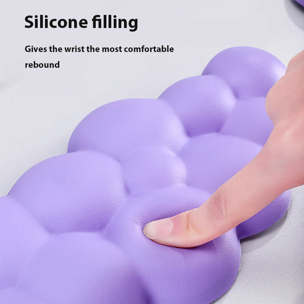 Ergonomisches Mauspad mit weicher Handgelenkauflage rutschfest für Büro