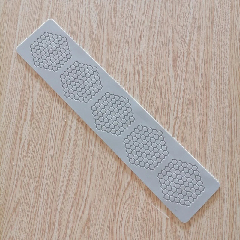 Lebensmittelgeeignete Silikon Wabenform Matte für Kuchen und Desserts