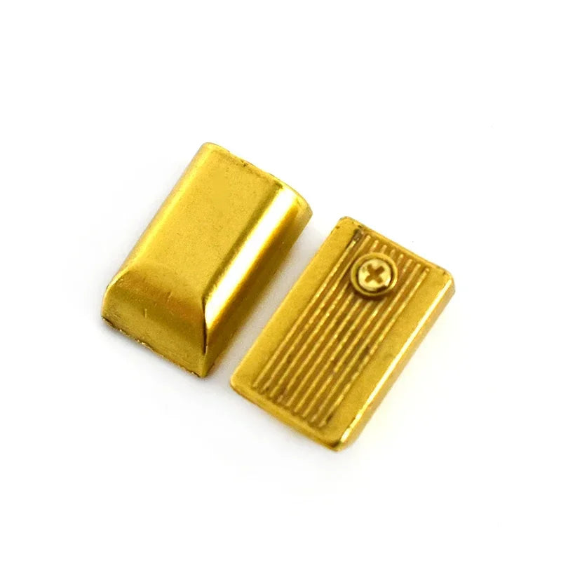 Metall Reißverschlussenden Clip Schnallen Set mit Schrauben für Taschen Gurte DIY 10/20 Stück