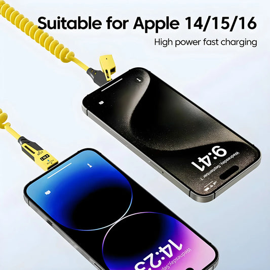 65W USB C - Lightning Datenkabel 4-in-1 Ausziehbar 6A Schnellladekabel