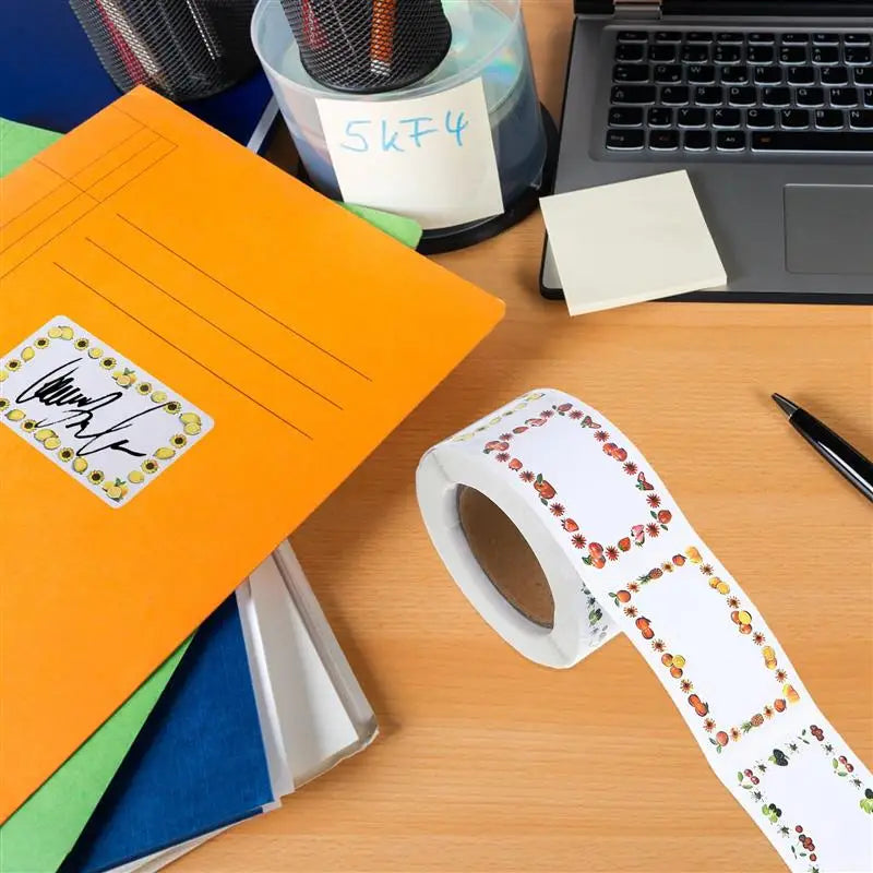 250 bunte Namensschild Etiketten für Flaschen Schule Kindergarten