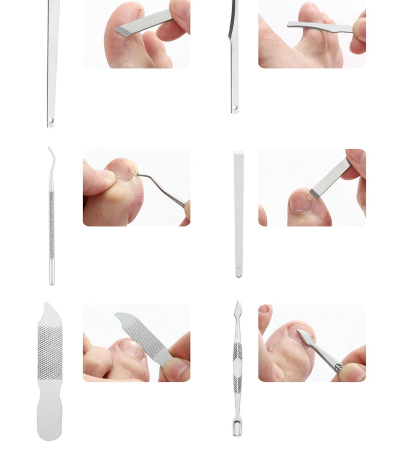 26-teiliges Maniküre-Set aus Edelstahl für perfekte Nagelpflege-Yabubest - Home & More