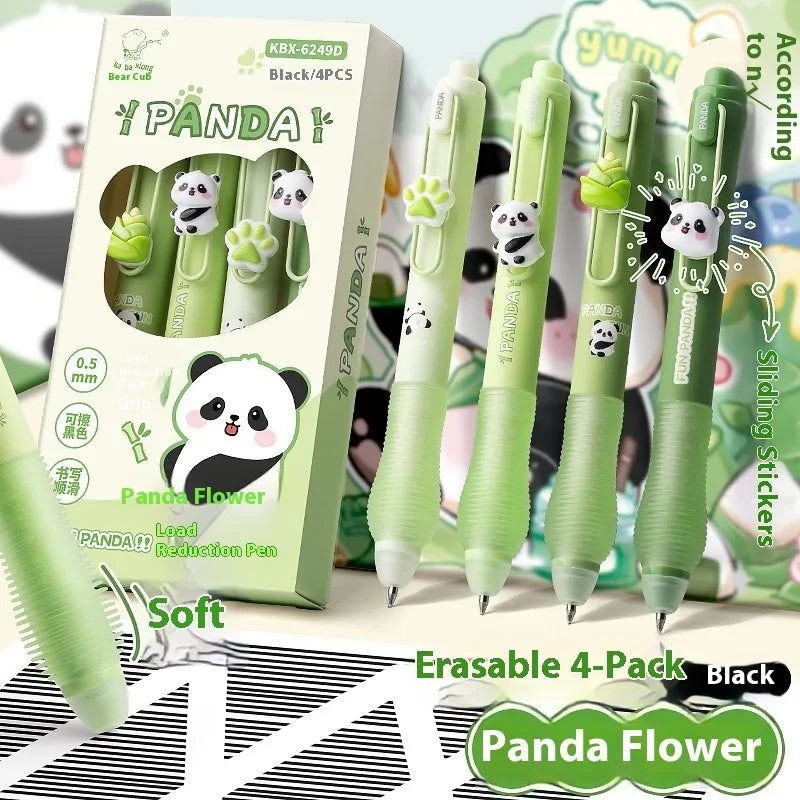 4-teiliges löschbares Gel-Stift Set 0,5mm für Schule und Büro