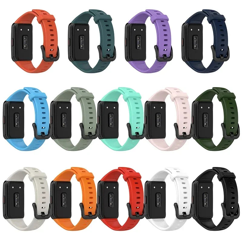 Silikon Ersatzarmband mit TPU Schutz für Huawei - Honor Band 6