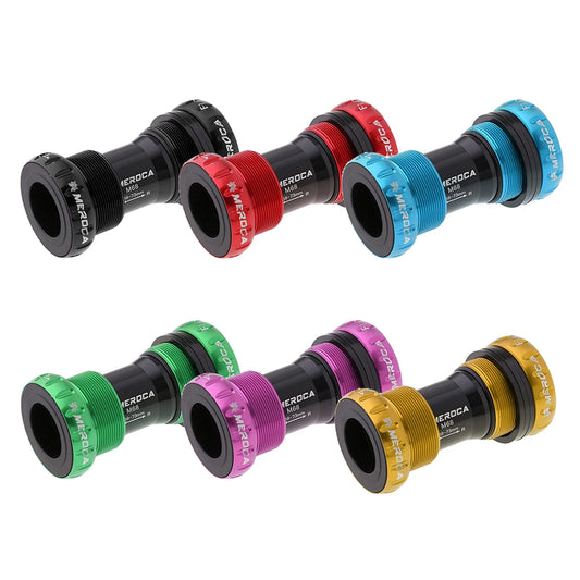 Mountainbike Tretlager BSA 68-73mm Einschraubbar Aluminium Mittelachse