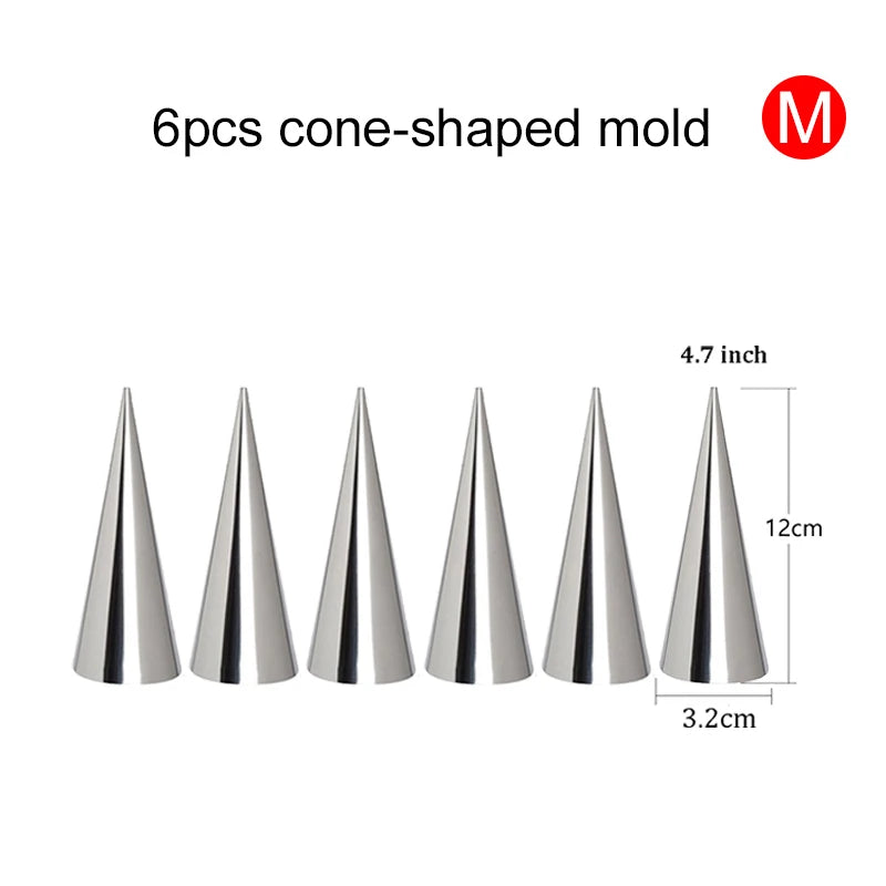 Edelstahl Backformen für knusprige Croissants und Desserts
