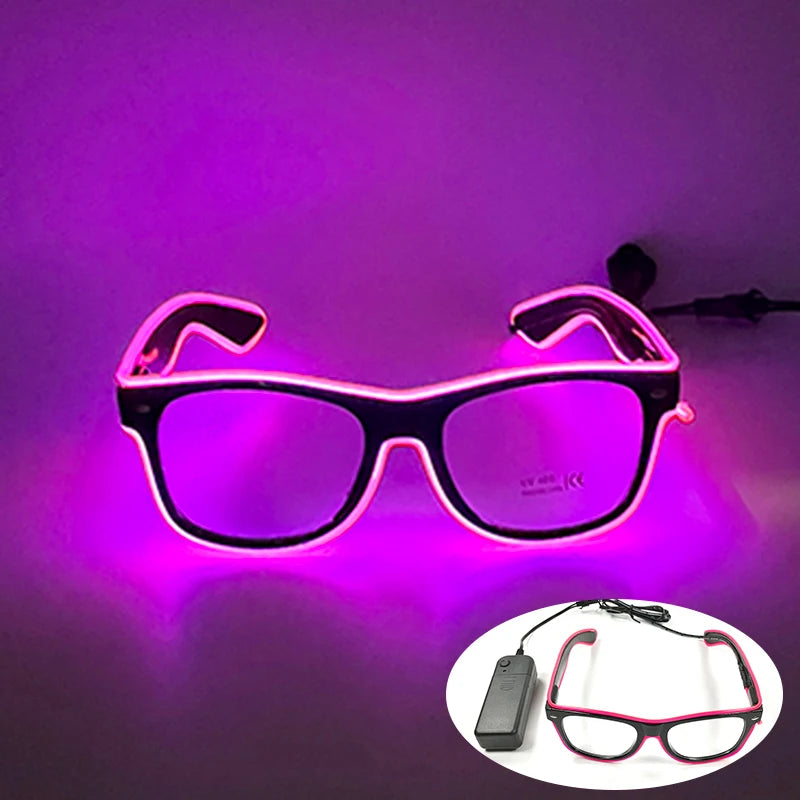 Leuchtende LED Partybrille für unvergessliche Anlässe